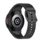 For Samung Galaxy Watch4 40mm / 44mm Silicone Flat Buckle Watch Band(Black)