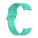 For Samung Galaxy Watch4 40mm / 44mm Silicone Flat Buckle Watch Band(Mint Green)