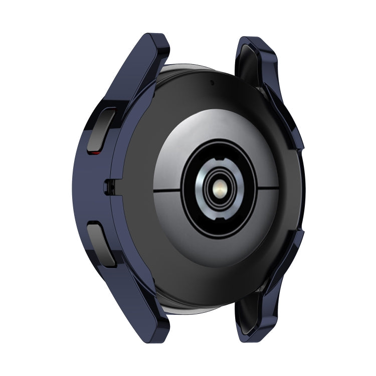 For Samung Galaxy Watch4 40mm Full Coverage TPU Electroplating Protective Case Cover(Midnight Blue)
