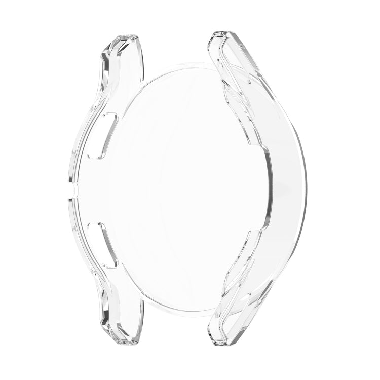 For Samung Galaxy Watch4 40mm Full Coverage TPU Electroplating Protective Case Cover(Transparent White)