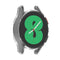 For Samung Galaxy Watch4 40mm Full Coverage TPU Electroplating Protective Case Cover(Transparent White)