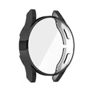 For Samung Galaxy Watch4 44mm Full Coverage TPU Electroplating Protective Case Cover(Black)