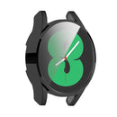 For Samung Galaxy Watch4 44mm Full Coverage TPU Electroplating Protective Case Cover(Black)