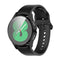 For Samung Galaxy Watch4 44mm Full Coverage TPU Electroplating Protective Case Cover(Black)