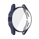 For Samung Galaxy Watch4 44mm Full Coverage TPU Electroplating Protective Case Cover(Midnight Blue)