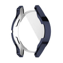 For Samung Galaxy Watch4 44mm Full Coverage TPU Electroplating Protective Case Cover(Midnight Blue)