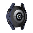 For Samung Galaxy Watch4 44mm Full Coverage TPU Electroplating Protective Case Cover(Midnight Blue)