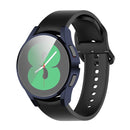For Samung Galaxy Watch4 44mm Full Coverage TPU Electroplating Protective Case Cover(Midnight Blue)