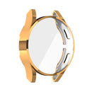For Samung Galaxy Watch4 44mm Full Coverage TPU Electroplating Protective Case Cover(Rose Gold)