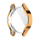 For Samung Galaxy Watch4 44mm Full Coverage TPU Electroplating Protective Case Cover(Rose Gold)