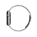 Ultra-thin Three-bead Metal Strap Watch Band For Apple Watch Series 8&7 41mm / SE 2&6&SE&5&4 40mm / 3&2&1 38mm(Grey)