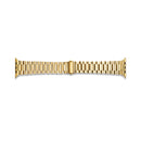 Ultra-thin Three-bead Metal Strap Watch Band For Apple Watch Series 7 45mm / 6 & SE & 5 & 4 44mm / 3 & 2 & 1 42mm(Gold)