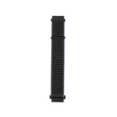 For Samsung Galaxy Watch3 45mm Nylon Loop Watch Band(Charcoal Black)