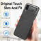 For Samsung Galaxy Z Flip3 5G Cross Pattern Slim PC Protective Case(Black)