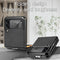 For Samsung Galaxy Z Flip3 5G Cross Pattern Slim PC Protective Case(Black)
