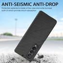 For Samsung Galaxy Z Fold3 5G Cross Pattern Slim PC Protective Case(Black)