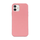 Herringbone Texture Silicone Protective Case For iPhone 13 Pro(Pink)