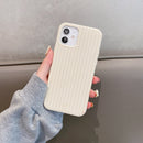 Herringbone Texture Silicone Protective Case For iPhone 13 Pro Max(White)