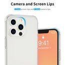 Sound Coversion Shockproof Frosted Acrylic Protective Case For iPhone 13 Pro Max(Transparent)