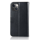 Wind Chime Owl Embossing Pattern Horizontal Flip Leather Case with Holder & Card Slots & Wallet For iPhone 13(Black)