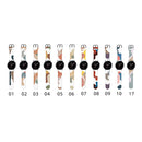 22mm Morandi Series Contrast Color Silicone Watch Band(8)