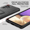 For Samsung Galaxy A52 4G/A52 5G/A52S 5G Super V Armor PC + TPU Shockproof Case with Invisible Holder(Black)