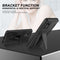 For Samsung Galaxy A52 4G/A52 5G/A52S 5G Super V Armor PC + TPU Shockproof Case with Invisible Holder(Black)