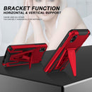 For Samsung Galaxy A01 Core / M01 Core Super V Armor PC + TPU Shockproof Case with Invisible Holder(Red)