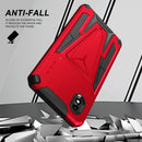 For Samsung Galaxy A01 Core / M01 Core Super V Armor PC + TPU Shockproof Case with Invisible Holder(Red)