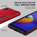 For Samsung Galaxy A01 Core / M01 Core Super V Armor PC + TPU Shockproof Case with Invisible Holder(Red)