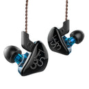 KZ ES3 Standard Version 3.5mm Hanging Ear Sports Design In-Ear Style Wired Earphone, Cable Length: 1.2m(Blue)