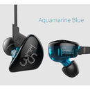KZ ES3 Standard Version 3.5mm Hanging Ear Sports Design In-Ear Style Wired Earphone, Cable Length: 1.2m(Blue)