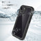 RedPepper Transparent Dot Shockproof Waterproof PC + TPU Protective Case For iPhone 13(Black)