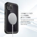 RedPepper Transparent Dot Shockproof Waterproof PC + TPU Protective Case For iPhone 13(Black)