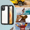 RedPepper Transparent Dot Shockproof Waterproof PC + TPU Protective Case For iPhone 13 mini(Black)