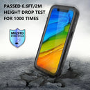 RedPepper Transparent Dot Shockproof Waterproof PC + TPU Protective Case For iPhone 13 Pro(Black)