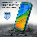 RedPepper Transparent Dot Shockproof Waterproof PC + TPU Protective Case For iPhone 13 Pro (Blue)