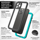 RedPepper Transparent Dot Shockproof Waterproof PC + TPU Protective Case For iPhone 13 Pro Max (Blue)