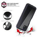 For Samsung Galaxy A22 5G RedPepper Transparent Dot Shockproof Waterproof PC + TPU Protective Case(Black)