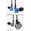 KZ ZS5 Standard Version 3.5mm Hanging Ear Sports Design In-Ear Style Wired Earphone, Cable Length: 1.2m(Grey)