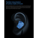 KZ ZS5 Standard Version 3.5mm Hanging Ear Sports Design In-Ear Style Wired Earphone, Cable Length: 1.2m(Blue)
