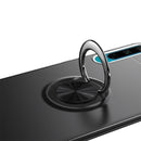 For Huawei Honor 20 Lite lenuo Shockproof TPU Protective Case with Invisible Holder(Black Blue)