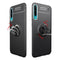 For Huawei Honor 20 Lite lenuo Shockproof TPU Protective Case with Invisible Holder(Black Blue)
