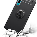 For Huawei Honor 20 Lite lenuo Shockproof TPU Protective Case with Invisible Holder(Black Blue)
