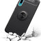 For Huawei Honor 20 Lite lenuo Shockproof TPU Protective Case with Invisible Holder(Black Blue)