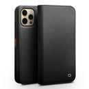 QIALINO Business Horizontal Flip Leather Case with Holder & Card Slots & Wallet For iPhone 13 Pro Max(Black)