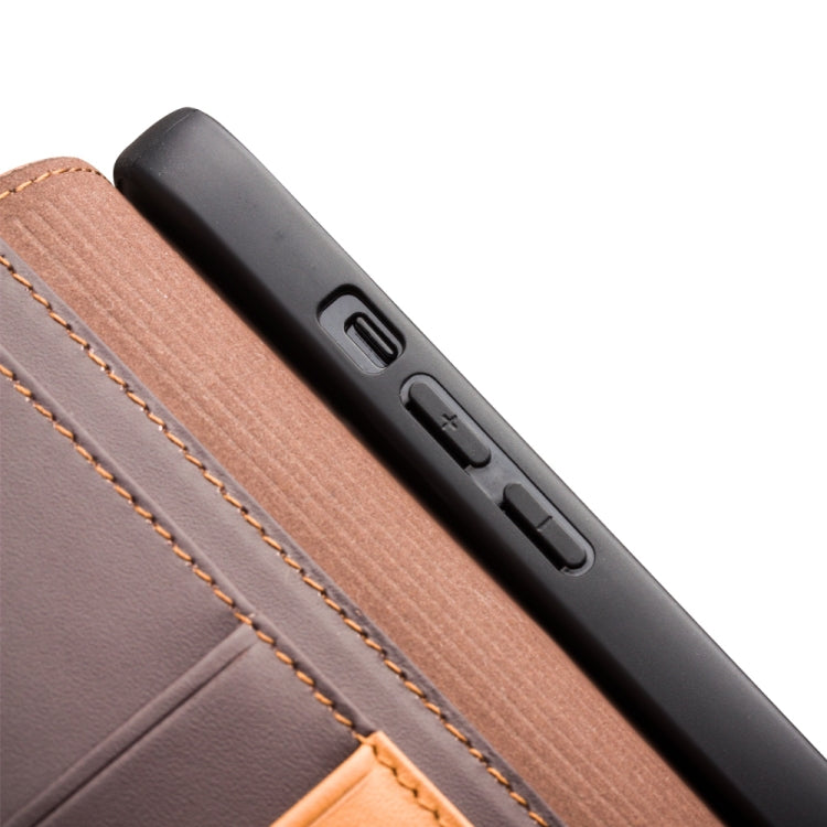 QIALINO Business Horizontal Flip Leather Case with Holder & Card Slots & Wallet For iPhone 13 Pro Max(Brown)