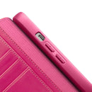 QIALINO Business Horizontal Flip Leather Case with Holder & Card Slots & Wallet For iPhone 13 Pro Max (Rose Red)
