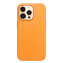 QIALINO Nappa Cowhide MagSafe Magnetic Protective Case For iPhone 13 Pro Max(Orange)