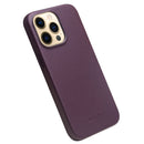 QIALINO Nappa Cowhide MagSafe Magnetic Protective Case For iPhone 13 Pro Max(Purple Crystal)